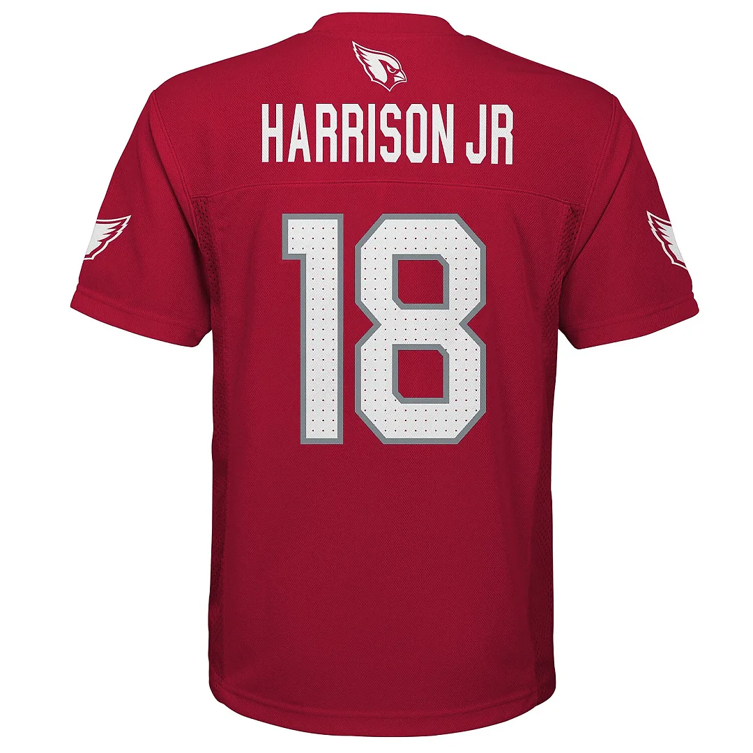 Zennovawear Marvin Harrison Jr. Arizona Cardinals Youth Replica Jersey - Cardinal