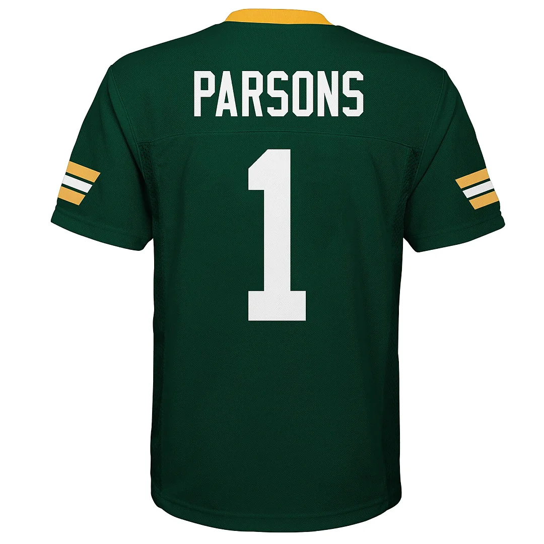 Zennovawear Micah Parsons Green Bay Packers Youth Replica Jersey - Green