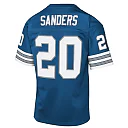 Zennovawear Barry Sanders Detroit Lions Youth 1996 Throwback Fashion Jersey - Blue