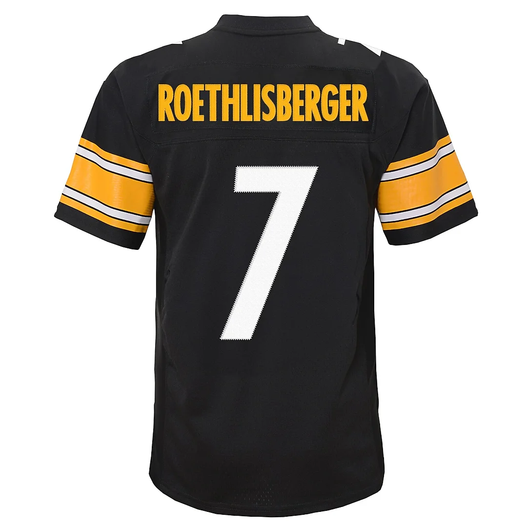 Zennovawear Ben Roethlisberger Pittsburgh Steelers Youth 2004 Legacy Replica Jersey - Black