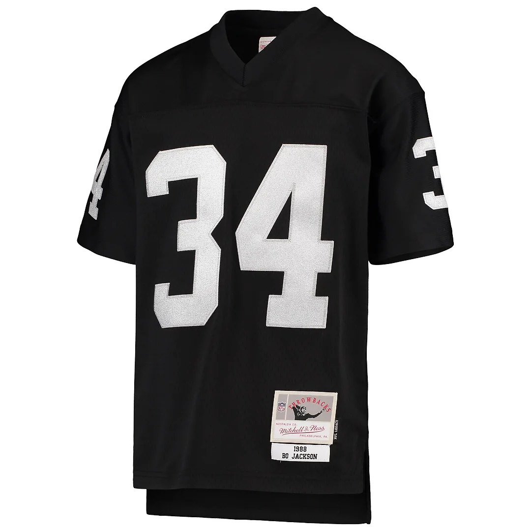 Zennovawear Bo Jackson Las Vegas Raiders Youth 1988 Legacy Retired Player Jersey - Black