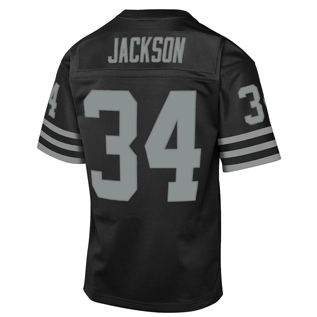 Zennovawear Bo Jackson Las Vegas Raiders Youth 1988 Throwback Fashion Jersey - Black