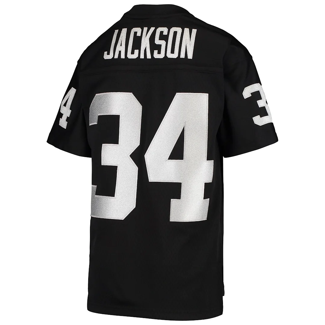 Zennovawear Bo Jackson Las Vegas Raiders Youth 1988 Legacy Retired Player Jersey - Black