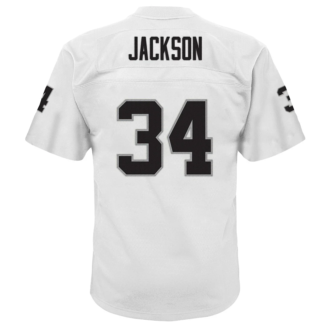 Zennovawear Bo Jackson Las Vegas Raiders Youth 1988 Retired Player Legacy Jersey - White
