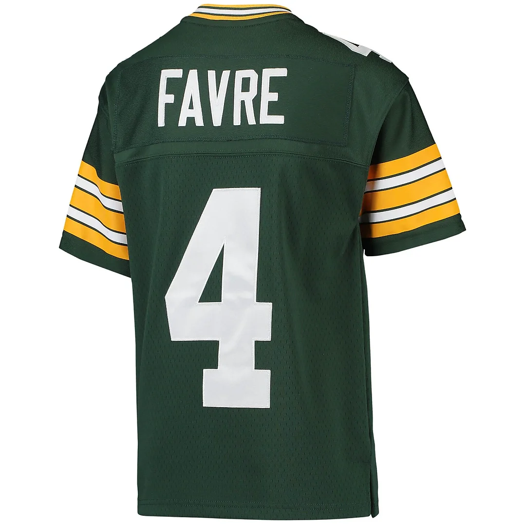 Zennovawear Brett Favre Green Bay Packers Youth 1996 Retired Player Legacy Jersey - Green