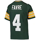 Zennovawear Brett Favre Green Bay Packers Youth 1996 Retired Player Legacy Jersey - Green