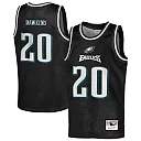 Zennovawear Brian Dawkins Philadelphia Eagles Youth Retired Player NFL Basketball Fashion Jersey - Black