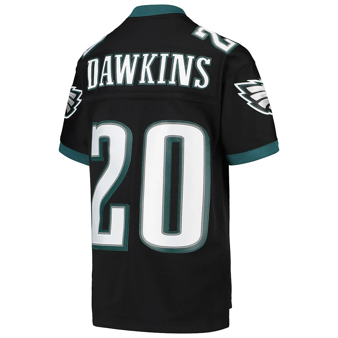 Zennovawear Brian Dawkins Philadelphia Eagles Youth 2004 Legacy Retired Player Jersey - Black