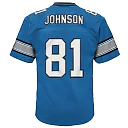 Zennovawear Calvin Johnson Detroit Lions Youth Legacy Replica Jersey - Blue