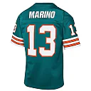 Zennovawear Dan Marino Miami Dolphins Youth 1984 Throwback Fashion Jersey - Aqua