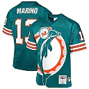 Zennovawear Dan Marino Miami Dolphins Youth 1984 Throwback Fashion Jersey - Aqua