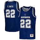 Zennovawear Emmitt Smith Dallas Cowboys Youth Retired Player NFL Basketball Fashion Jersey - Navy