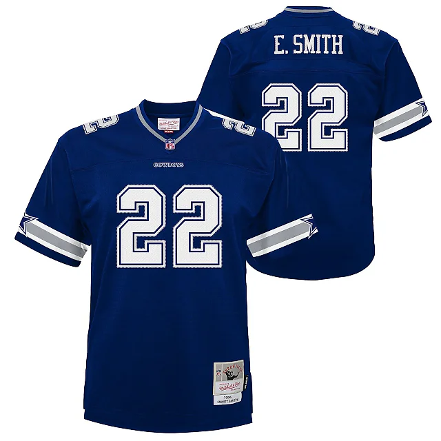 Zennovawear Emmitt Smith Dallas Cowboys Youth 1996 Legacy Jersey - Navy