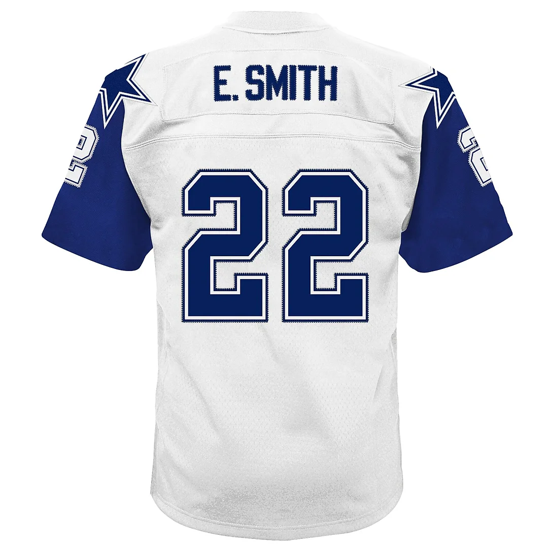 Zennovawear Emmitt Smith Dallas Cowboys Youth 1994 Alternate Legacy Jersey - White