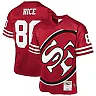 Zennovawear Jerry Rice San Francisco 49ers Youth 1990 Throwback Fashion Jersey - Scarlet