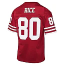 Zennovawear Jerry Rice San Francisco 49ers Youth 1990 Throwback Fashion Jersey - Scarlet