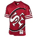 Zennovawear Joe Montana San Francisco 49ers Youth 1990 Throwback Fashion Jersey - Scarlet