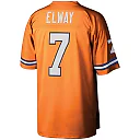 Zennovawear John Elway Denver Broncos Youth 1990 Legacy Retired Player Jersey - Orange