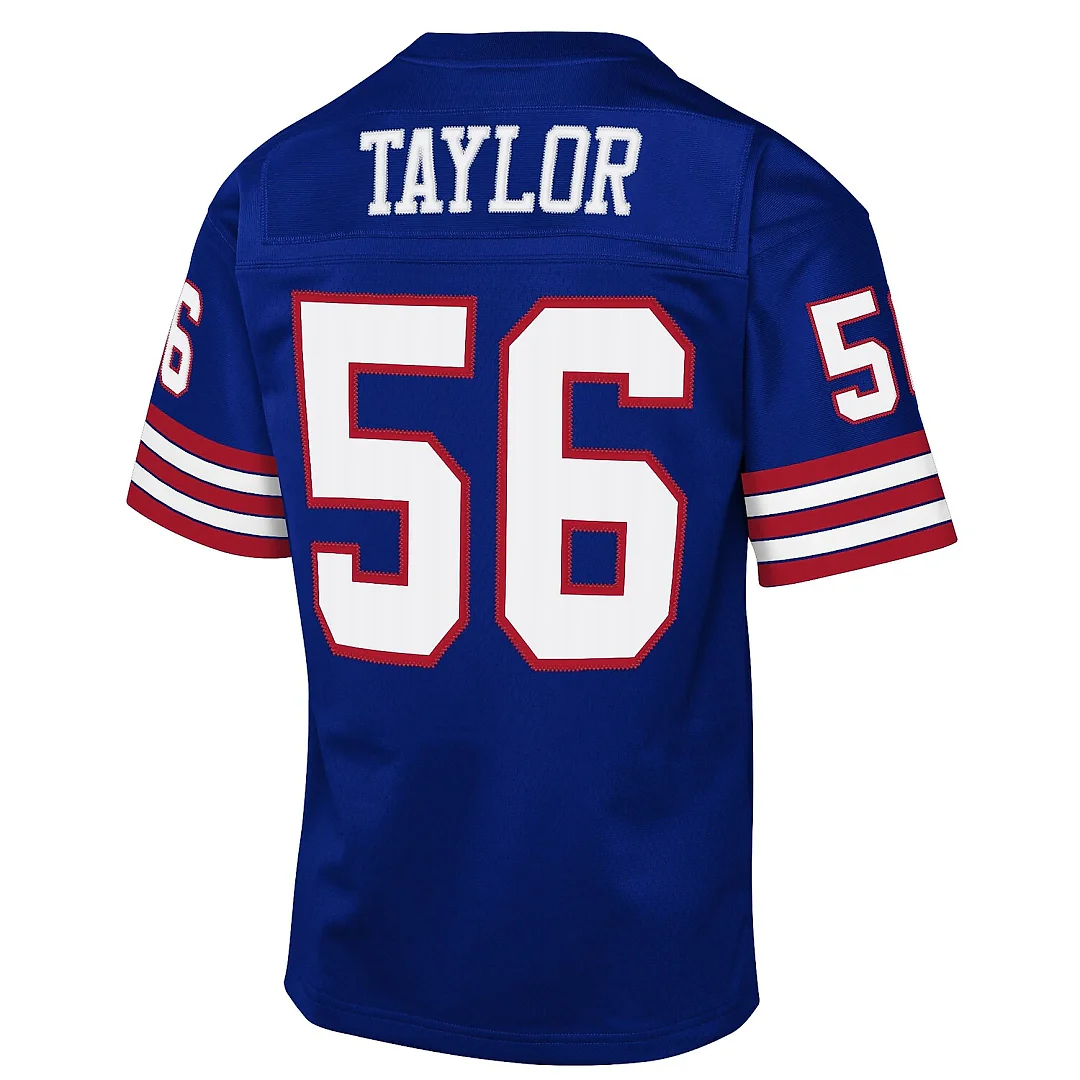 Zennovawear Lawrence Taylor New York Giants Youth 1986 Throwback Fashion Jersey - Royal