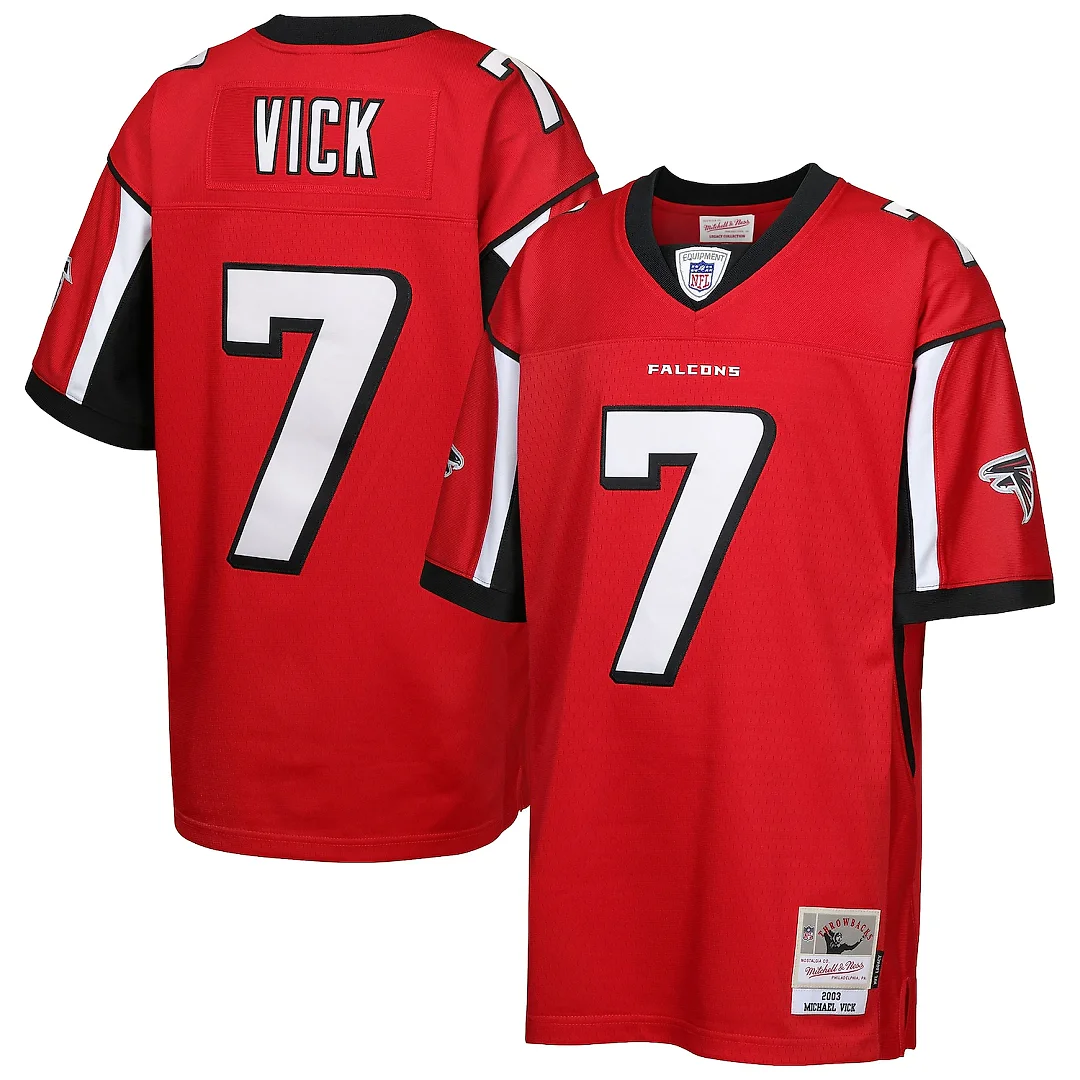 Zennovawear Michael Vick Atlanta Falcons Youth 2003 Legacy Retired Player Jersey - Red