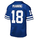Zennovawear Peyton Manning Indianapolis Colts Youth 1998 Throwback Fashion Jersey - Royal