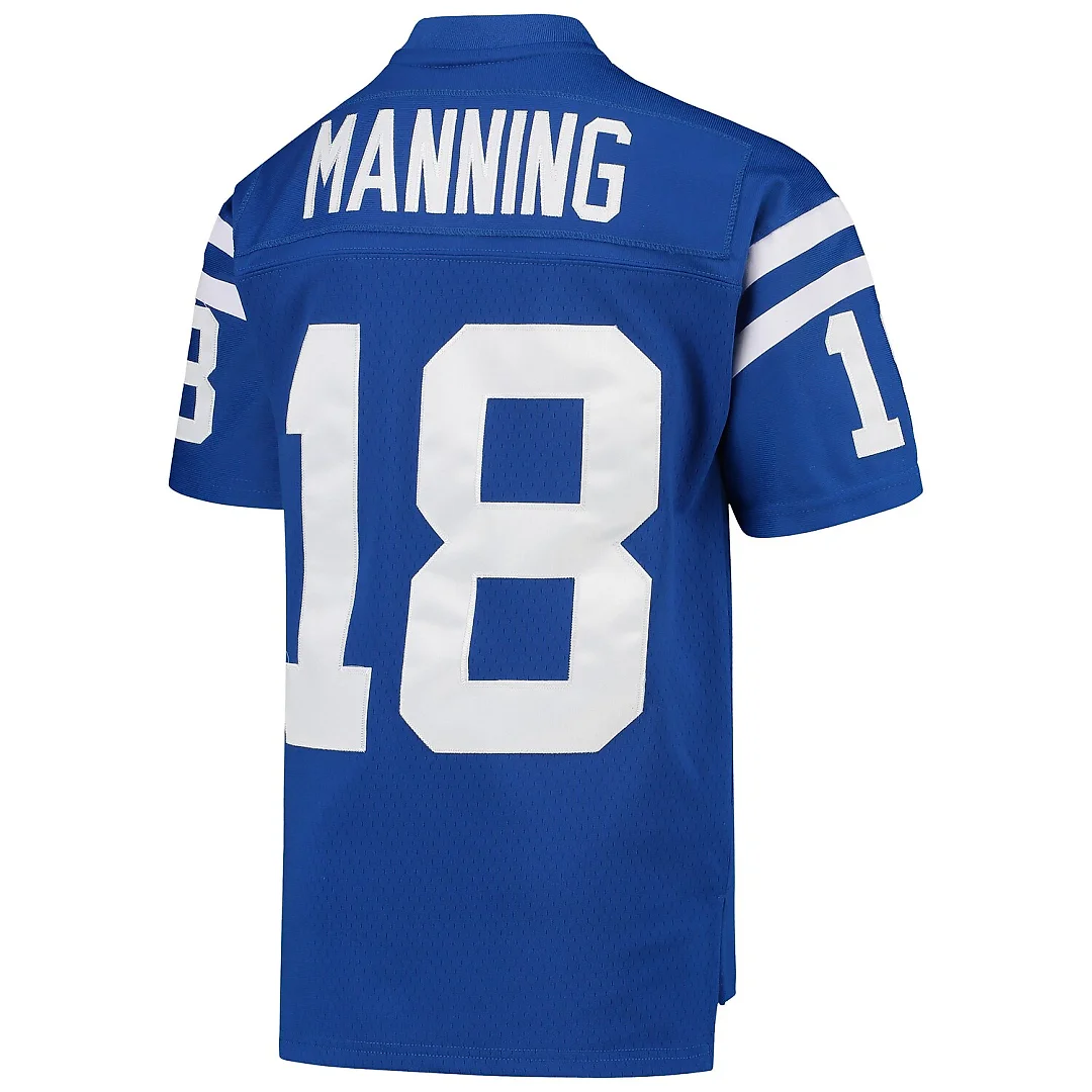 Zennovawear Peyton Manning Indianapolis Colts Youth 1998 Legacy Retired Player Jersey - Royal