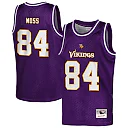 Zennovawear Randy Moss Minnesota Vikings Youth Retired Player NFL Basketball Fashion Jersey - Purple