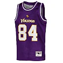 Zennovawear Randy Moss Minnesota Vikings Youth Retired Player NFL Basketball Fashion Jersey - Purple