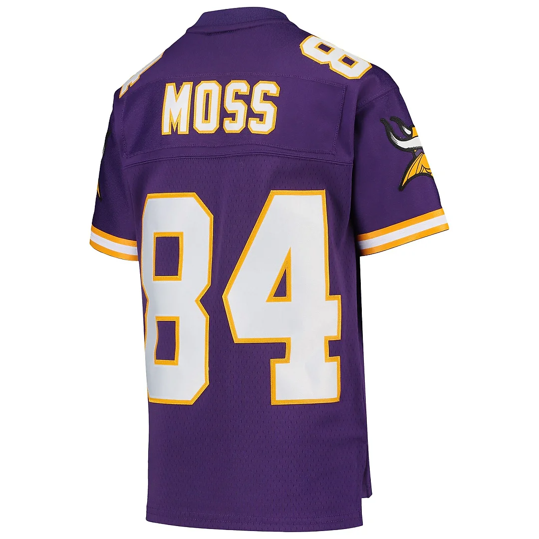 Zennovawear Randy Moss Minnesota Vikings Youth 1998 Legacy Retired Player Jersey - Purple