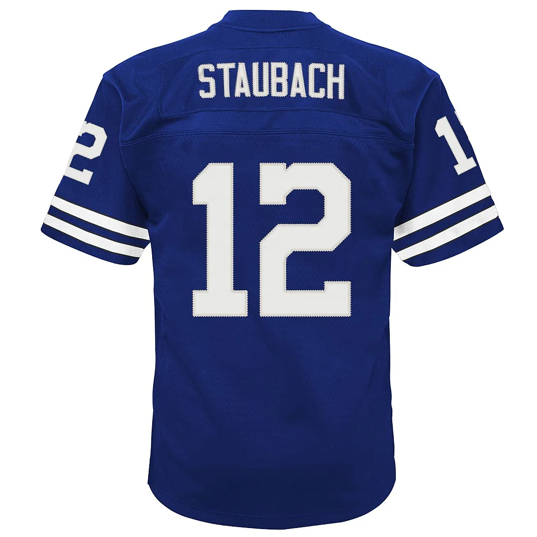 Zennovawear Roger Staubach Dallas Cowboys Youth Retired Player Legacy Jersey - Royal