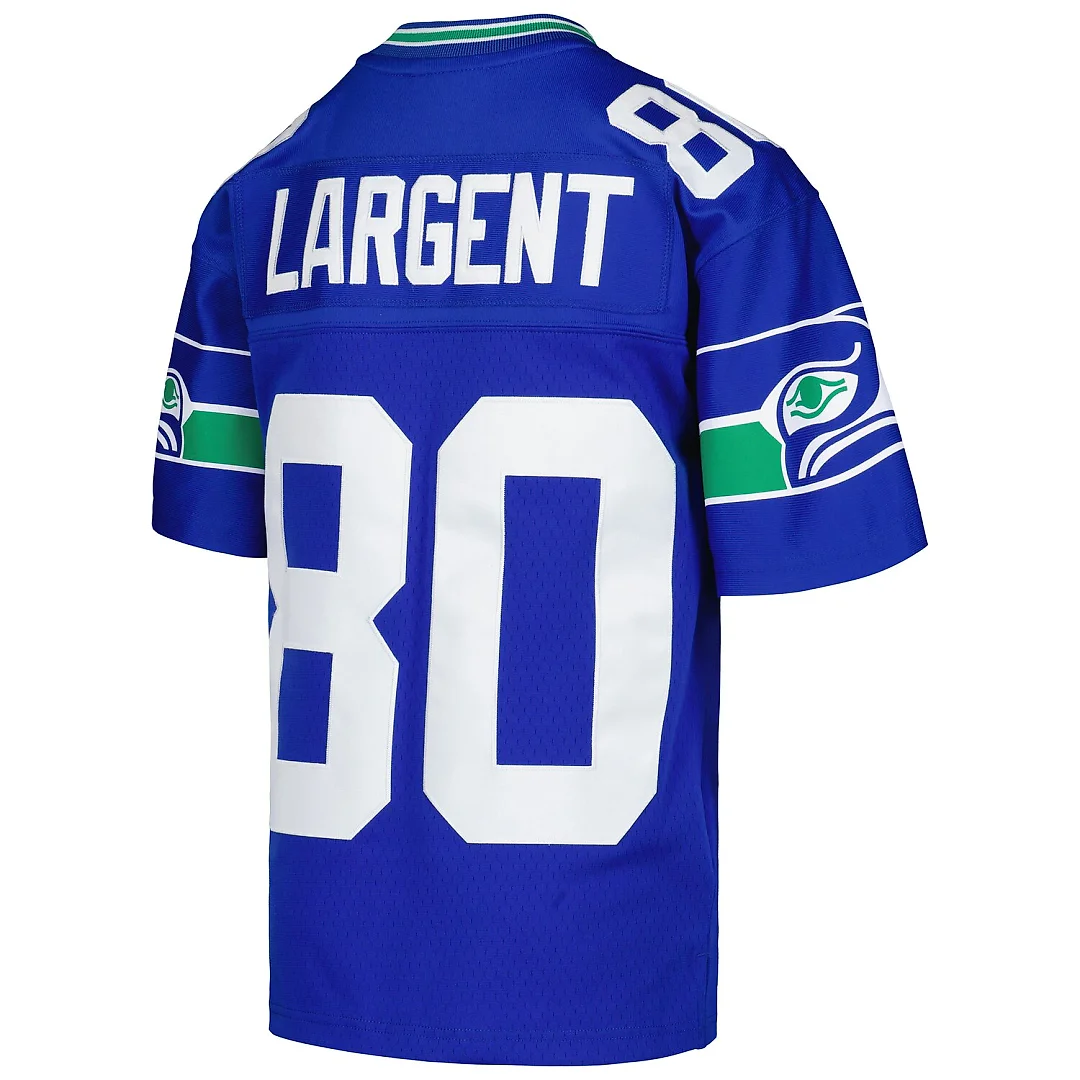 Zennovawear Steve Largent Seattle Seahawks Youth 1985 Retired Player Legacy Jersey - Royal