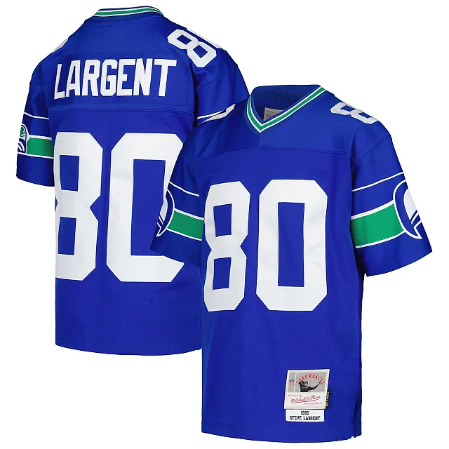 Zennovawear Steve Largent Seattle Seahawks Youth 1985 Retired Player Legacy Jersey - Royal