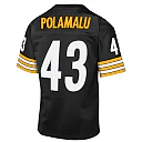 Zennovawear Troy Polamalu Pittsburgh Steelers Youth 2005 Throwback Fashion Jersey - Black