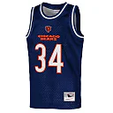 Zennovawear Walter Payton Chicago Bears Youth Retired Player NFL Basketball Fashion Jersey - Navy