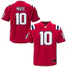 Zennovawear Youth New England Patriots Drake Maye Red Alternate Game Jersey