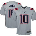 Zennovawear Youth New England Patriots Mac Jones Gray Inverted Game Jersey