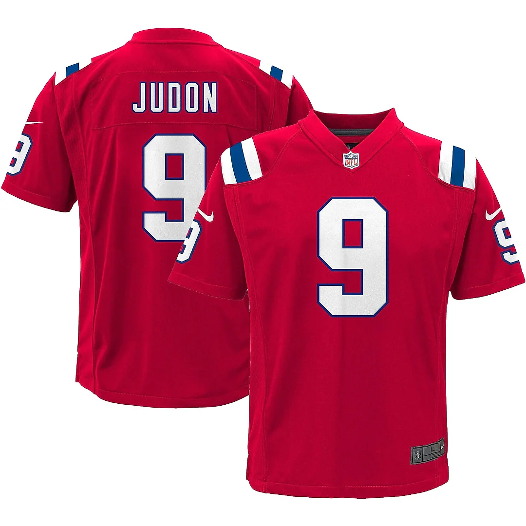 Zennovawear Youth New England Patriots Matthew Judon Red Game Jersey
