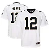 Zennovawear Youth New Orleans Saints Chris Olave White Game Jersey