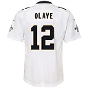 Zennovawear Youth New Orleans Saints Chris Olave White Game Jersey