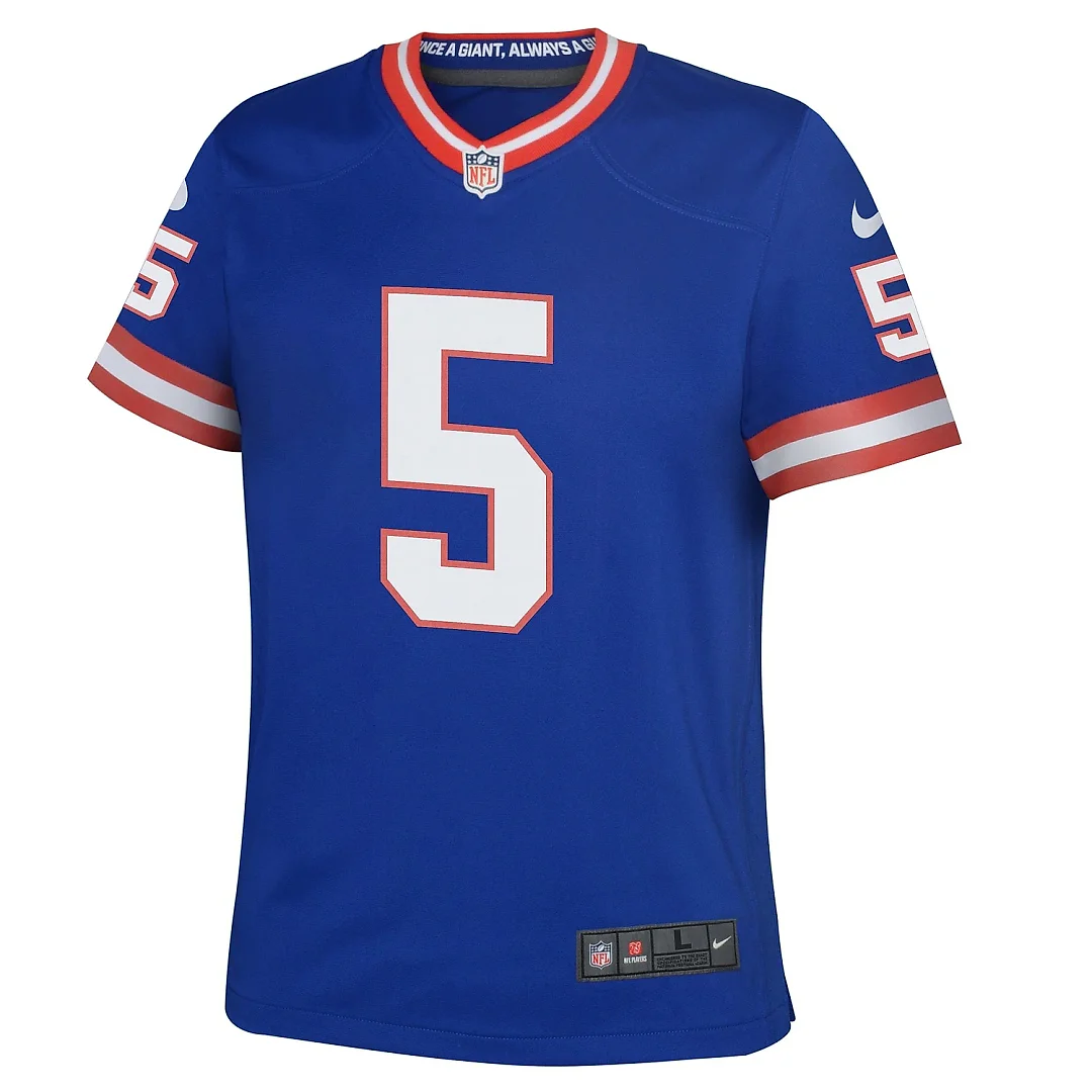 Zennovawear Youth New York Giants Kayvon Thibodeaux Royal Game Jersey