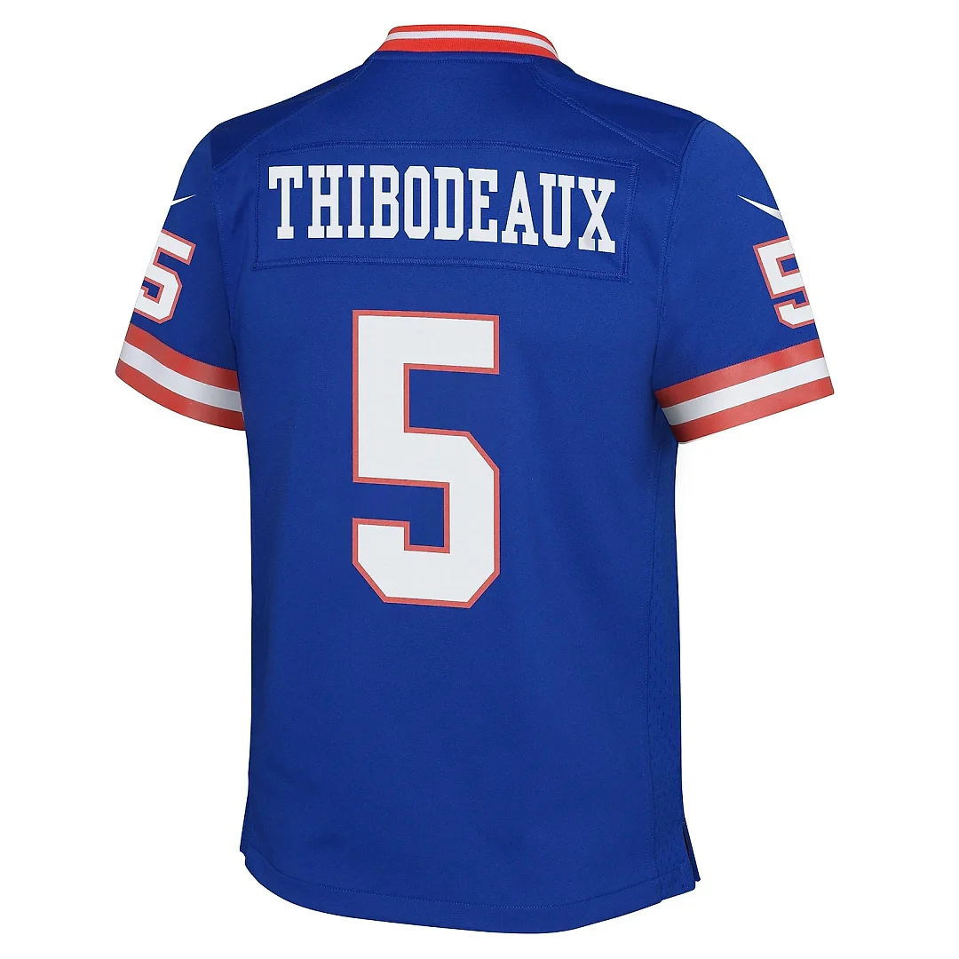 Zennovawear Youth New York Giants Kayvon Thibodeaux Royal Game Jersey