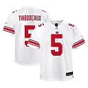 Zennovawear Youth New York Giants Kayvon Thibodeaux White Player Game Jersey