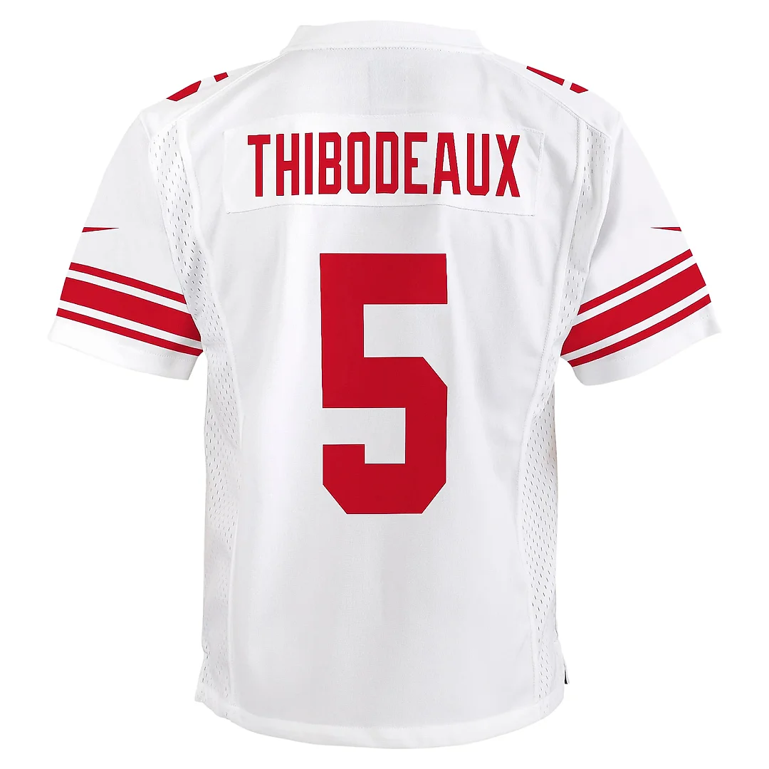 Zennovawear Youth New York Giants Kayvon Thibodeaux White Player Game Jersey