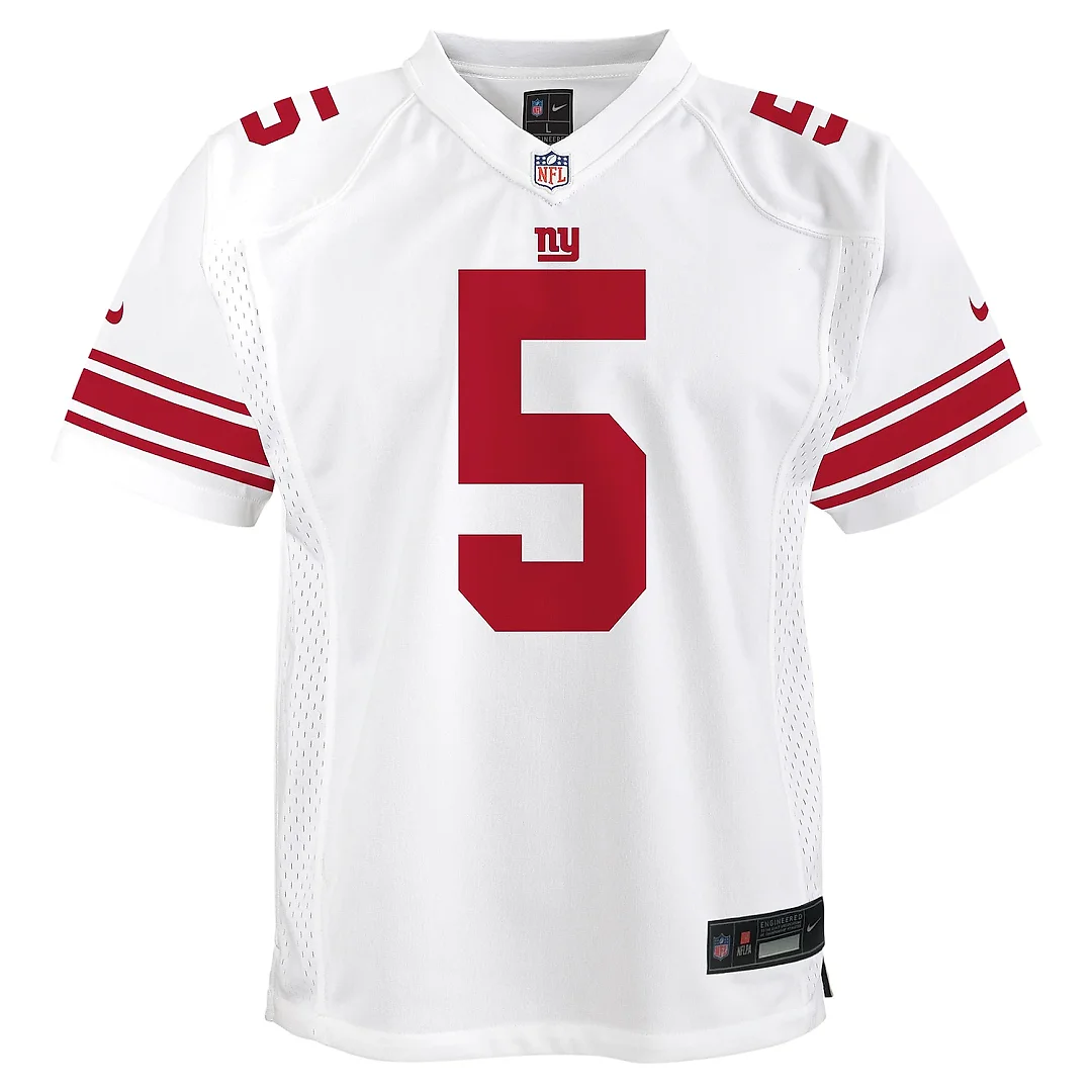 Zennovawear Youth New York Giants Kayvon Thibodeaux White Player Game Jersey