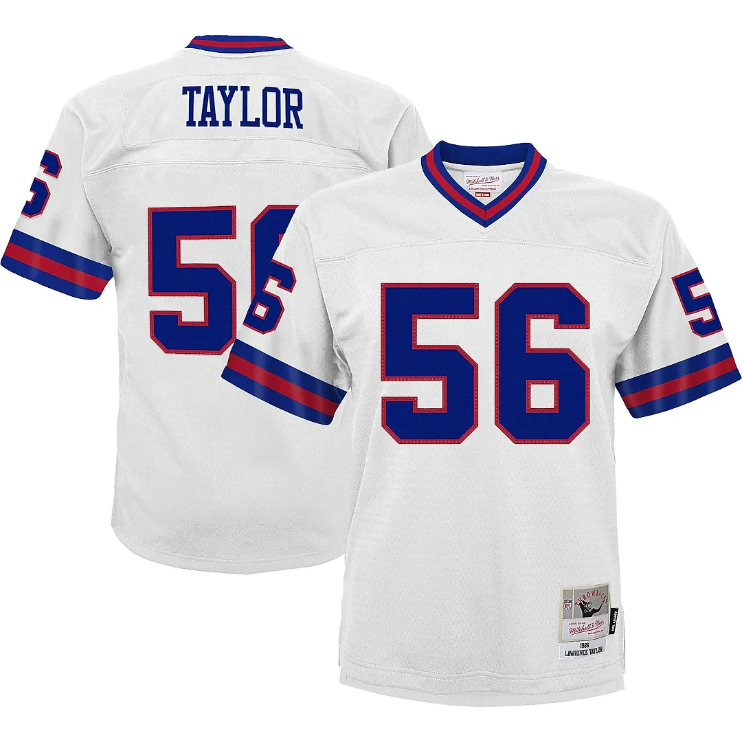 Zennovawear Youth New York Giants Lawrence Taylor Mitchell & Ness White 1986 Retired Player Legacy Jersey