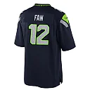 Zennovawear 12th Fan Seattle Seahawks Youth Game Jersey - College Navy
