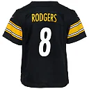Zennovawear Aaron Rodgers Pittsburgh Steelers Youth Game Jersey - Black