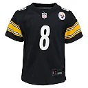 Zennovawear Aaron Rodgers Pittsburgh Steelers Youth Game Jersey - Black
