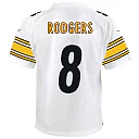 Zennovawear Aaron Rodgers Pittsburgh Steelers Youth Game Jersey – White