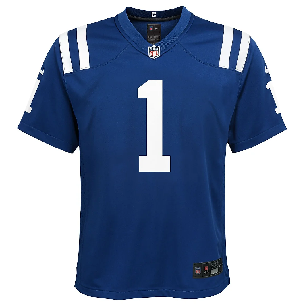 Zennovawear Ahmad Sauce Gardner Indianapolis Colts Youth Home Game Jersey - Blue